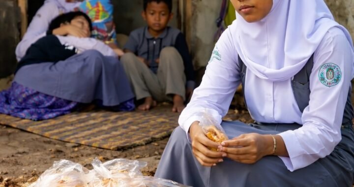 Remaja 16 Tahun Jadi Penopang Keluarga, Nurul Jual Kerupuk Demi Sekolah dan Masa Depan Empat Adiknya