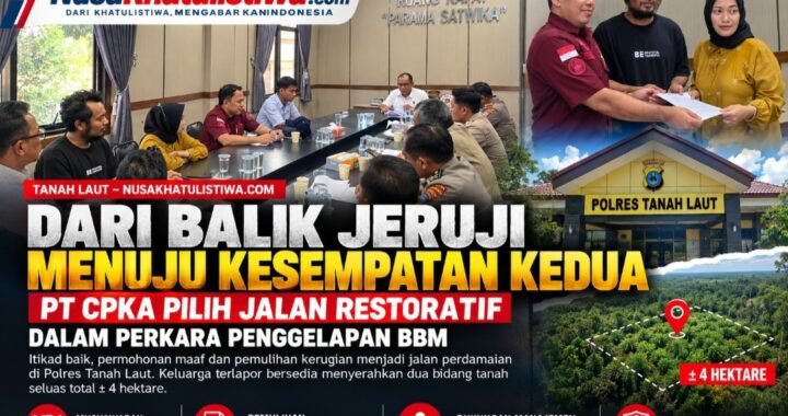 Dari Balik Jeruji Menuju Kesempatan Kedua, PT CPKA Pilih Jalan Restoratif dalam Perkara Penggelapan BBM